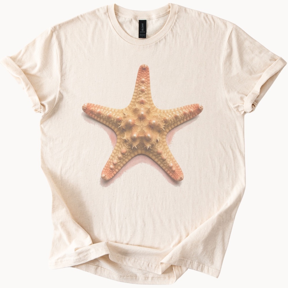 Sea Star Resting on Its Raised Central Disc Tee